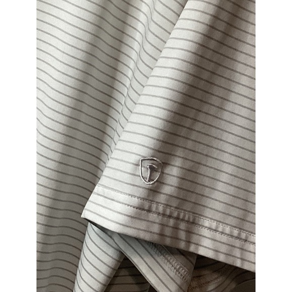 Pro Tour Mens Golf Polo Shirt XXL Striped Short Sleeve Collared Shirt - Picture 5 of 13